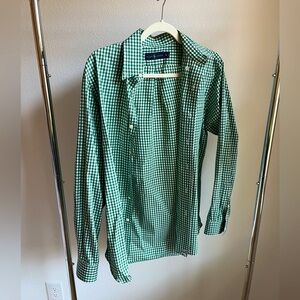 Green Gingham Ralph Lauren shirt